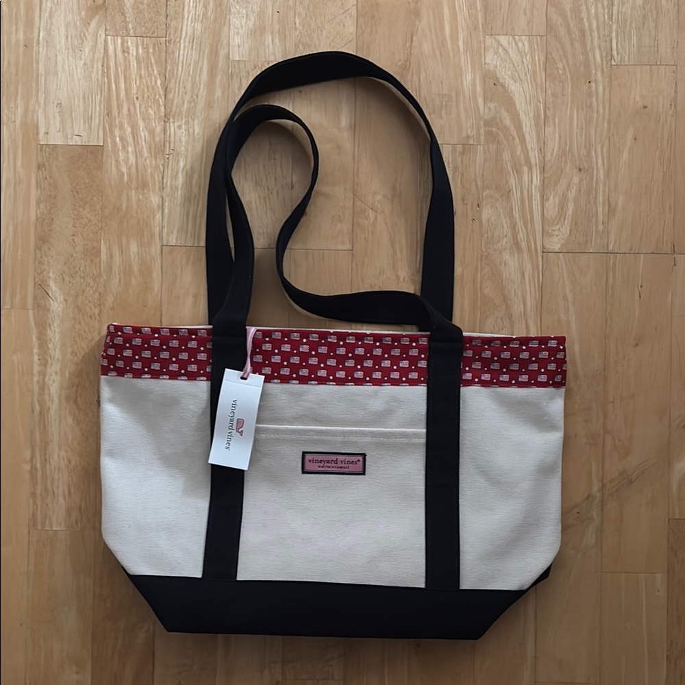 Vineyard Vines Flags & Stars Classic Tote Bag